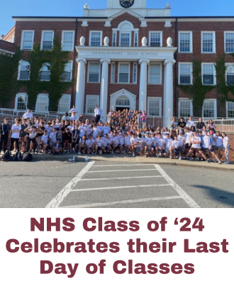  group picture of NHS class of 24 in front of NHS
